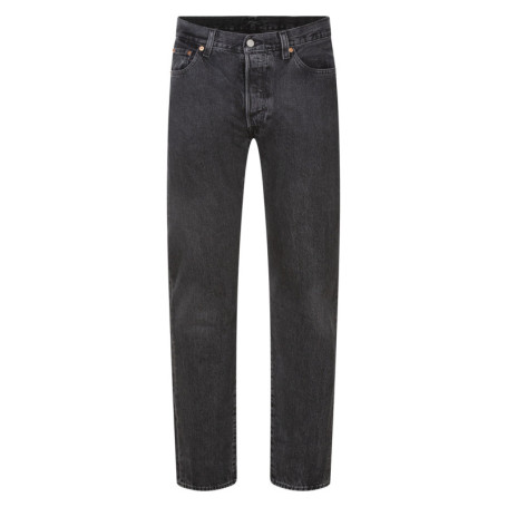 Jean 501® en coton noir uni avec une coupe...