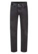 Thumbnail Jean 501® en coton noir uni avec une coupe droite et patch cousu à l'arrière