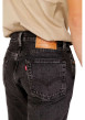 Thumbnail Jean 501® en coton noir uni avec une coupe droite et patch cousu à l'arrière - Image 6