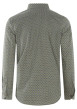 Thumbnail Chemise en coton kaki imprimé à coupe droite et col à revers courts - Image 2