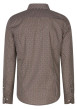 Thumbnail Chemise en coton rouge avec des imprimés géométriques et un col classique - Image 2