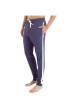 Thumbnail Pyjama long marine en coton avec une coupe droite et un col rond - Image 3