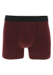 Thumbnail Lot de 3 boxer en coton multicolore uni avec une coupe fermée - Image 4