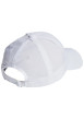 Thumbnail Casquette blanche unie avec logo et nom de la marque brodé en noir - Image 2