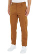 Thumbnail Pantalon chino en coton biologique mélangé camel avec une coupe regular fit - Image 2