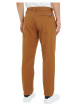 Thumbnail Pantalon chino en coton biologique mélangé camel avec une coupe regular fit - Image 3