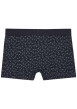 Thumbnail Coffret boxer classique et chaussettes en coton en transition noir imprimé pois - Image 3