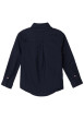 Thumbnail Chemise en coton en transition marine unie avec nom de la marque brodé en blanc - Image 2