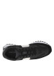 Thumbnail Baskets running noires en cuir et avec des lacets plats noirs - Image 4