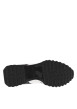 Thumbnail Baskets running noires en cuir et avec des lacets plats noirs - Image 5