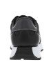 Thumbnail Baskets running noires en cuir et avec des lacets plats noirs - Image 6