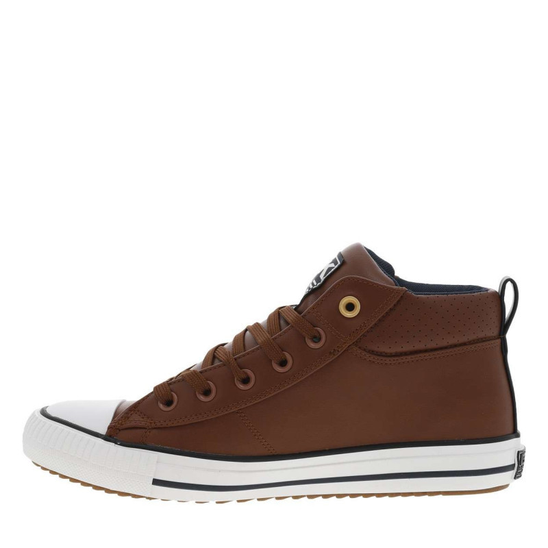 Bk - Baskets Cognac à Lacets Plats Avec Contrefort Renforcé Et Semelle à Reliefs - Cognac Bk - Baskets Cognac à Lacets Plats Avec Contrefort Renforcé Et Semelle à Reliefs - Cognac