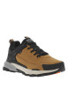 Thumbnail Sneakers miel et noir à cheville renforcée et à lacets plats à rayures - Image 3