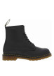 Thumbnail Bottines en cuir noires à talon décroché bas et à lacets ronds