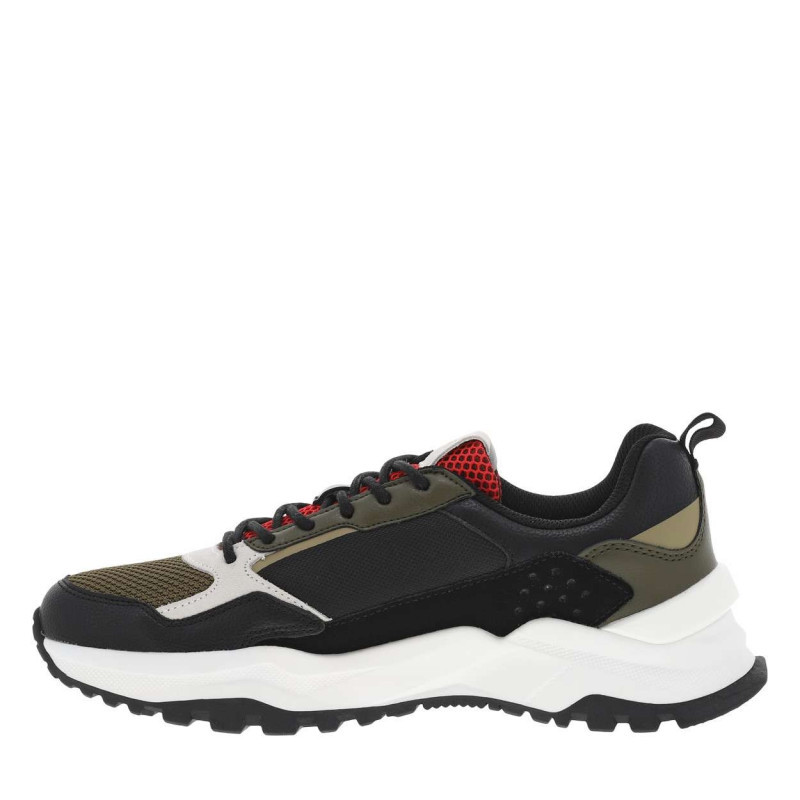 Lyle&scott - Baskets En Partie En Cuir Nubuck Olive à Semelle Semi-compensée Et Lacets Ronds - Olive Lyle&scott - Baskets En Partie En Cuir Nubuck Olive à Semelle Semi-compensée Et Lacets Ronds - Olive
