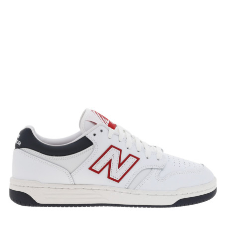 Baskets tennis en cuir blanc avec monogramme...