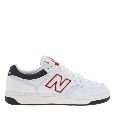 Baskets tennis en cuir blanc avec monogramme...
