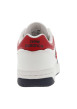 Thumbnail Baskets tennis en cuir blanches avec dessin brodé en rouge sur la languette - Image 6