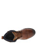 Thumbnail Bottines en cuir cognac à semelle antidérapante et à lacets plats - Image 4
