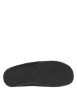 Thumbnail Pantoufles mules noires avec le coup de pied matelassé et feutrine noire - Image 5