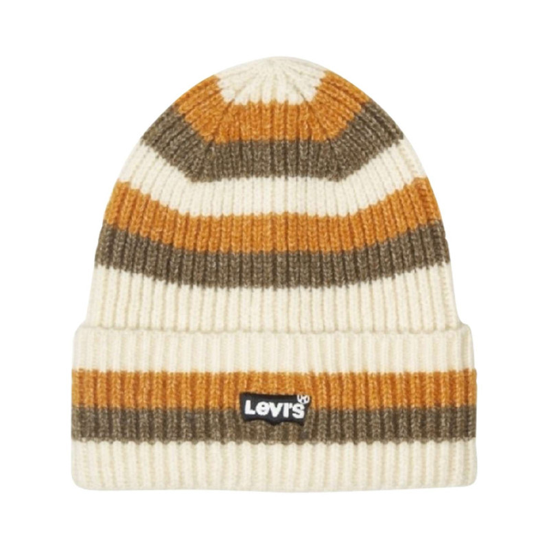 Levi's® Acc. - Bonnet Multicolore Rayé Avec Nom De La Marque Brodé Sur Le Revers - Multicolore Levi's® Acc. - Bonnet Multicolore Rayé Avec Nom De La Marque Brodé Sur Le Revers - Multicolore