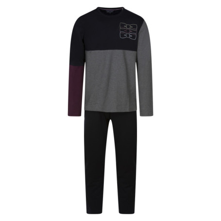 Pyjama long en coton nuit imprimé avec une...