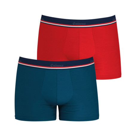 Lot de 2 Boxers classique en coton multicolores...