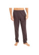 Thumbnail Pyjama long en coton mélangé anthracite uni avec coupe droite et col montant - Image 3