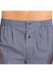 Thumbnail Pyjama long en coton marine imprimé all-over avec coupe droite et col cranté - Image 5
