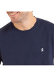 Thumbnail Pyjama court en coton biologique marine imprimé avec coupe droite et col rond - Image 4