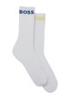 Thumbnail Lot de 2 paires de chaussettes hautes blanches unies coupe haute