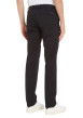 Thumbnail Pantalon Bleeker en coton noir uni avec une coupe chino et logo de la marque - Image 2