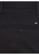 Thumbnail Pantalon Bleeker en coton noir uni avec une coupe chino et logo de la marque - Image 5