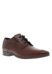Thumbnail Derbies homme marron unies à talon décroché bas et à lacets ronds - Image 3