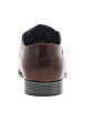 Thumbnail Derbies homme marron unies à talon décroché bas et à lacets ronds - Image 6