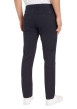 Thumbnail Pantalon Bleeker en coton marine uni avec une coupe chino et poches arrières - Image 2