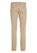 Thumbnail Pantalon Bleeker en coton beige uni avec une coupe chino et poches latérales - Image 3