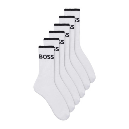 Lot de 6 paires de chaussettes hautes en coton...