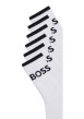 Thumbnail Lot de 6 paires de chaussettes hautes en coton mélangé blanches unies mi-hautes - Image 2