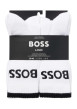 Thumbnail Lot de 6 paires de chaussettes hautes en coton mélangé blanches unies mi-hautes - Image 3