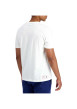 Thumbnail T-shirt en coton écru uni avec une coupe droite et un col rond - Image 5