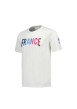 Thumbnail T-shirt en coton écru avec un imprimé une coupe droite et un col rond - Image 3