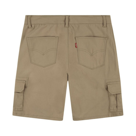 Short cargo en coton beige avec une coupe...