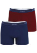 Thumbnail Lot de 2 boxers classiques unis en coton avec une coupe fermée