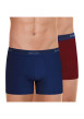 Thumbnail Lot de 2 boxers classiques unis en coton avec une coupe fermée - Image 4