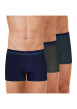 Thumbnail Lot de 3 boxers classiques unis en coton avec une coupe fermée - Image 4