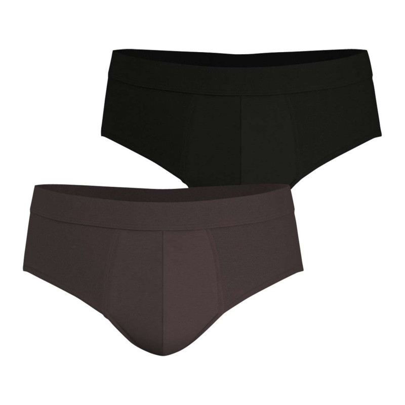 Eminence - Lot De 2 Slips Unis En Coton Avec Une Coupe Fermée Et Une Taille élastiquée - Multicolore