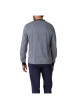 Thumbnail Pyjama long en coton marine quadrillé avec une coupe fermée et un col rond - Image 3