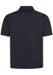 Thumbnail Polo Grande Taille en coton marine uni avec une coupe droite et un col boutonné - Image 2