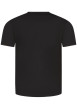 Thumbnail T-shirt Grande Taille en coton noir uni avec une coupe droite et un col rond - Image 2